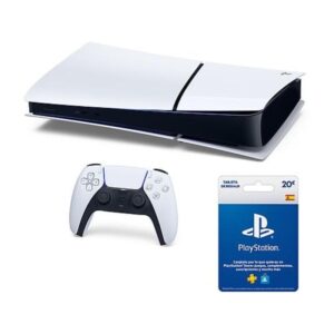 Sony PlayStation 5 Slim Digital Edition Consola 1 TB SSD Chasis D Blanco + Tarjeta PS Plus