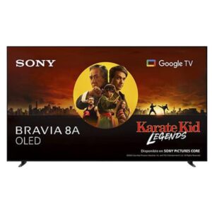 TV OLED 55" - Sony BRAVIA 8A, 4K UHD HDR, Google Smart TV, Gaming PS5, IMAX Enhanced, Dolby Atmos/Vision, Chromecast, Apple Airplay, 120Hz, 55XR8A