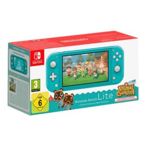 Nintendo Switch Lite Consola Portátil 32 GB Turquesa + Animal Crossing New Horizons