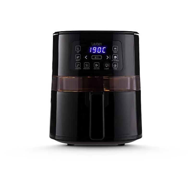 Lauben LBNHAF4000BC Hot Air Fryer 4000BC Freidora de Aire 1600W 4 Litros Negro