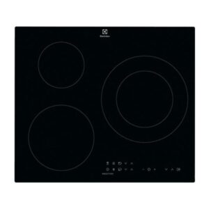 Placa inducción - ELECTROLUX 949 492 668, 3 zonas, 590 mm, Negro