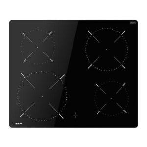 Placa de vitrocerámica - TEKA 112550020, 4 zona(s) zonas, 600 mm, Negro