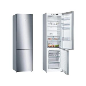 Bosch KGN39VIEA - Frigorífico Combi Serie 4 - 203 cm - 368L - No Frost - Cajón VitaFresh - Inox Platino Antihuellas - Clase E