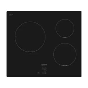 Placa de inducción - BOSCH PUC611AA5E, 3 zonas, 592 mm, Negro