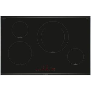 Placa inducción - BOSCH PIE875HC1E, 4 zona(s) zonas, 816 mm, Negro