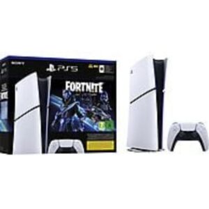 Sony PlayStation 5 Slim Digital Edition Consola 1 TB Blanco + Pack de Contenido Fortnite