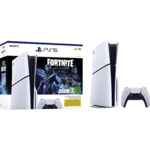 Sony PlayStation 5 Slim Consola 1 TB Chasis D Blanco + Pack de Contenido Fortnite
