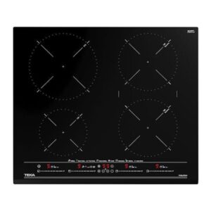 Placa de vitrocerámica - TEKA IZC 64630 MST, 4 + Synchro zonas, 600 mm, Negro