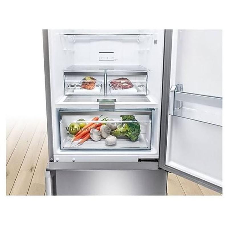 Bosch KGN36VIDA - Frigorífico Combi Serie 4 - 186 cm - 326L - No Frost - Cajón VitaFresh - Acero Inoxidable Antihuellas - Clase D – Image 5