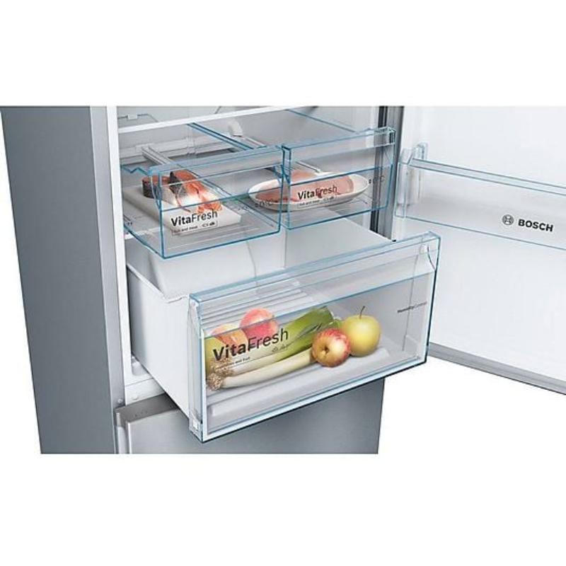 Bosch KGN36VIDA - Frigorífico Combi Serie 4 - 186 cm - 326L - No Frost - Cajón VitaFresh - Acero Inoxidable Antihuellas - Clase D – Image 7