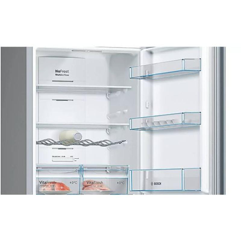 Bosch KGN36VIDA - Frigorífico Combi Serie 4 - 186 cm - 326L - No Frost - Cajón VitaFresh - Acero Inoxidable Antihuellas - Clase D – Image 8