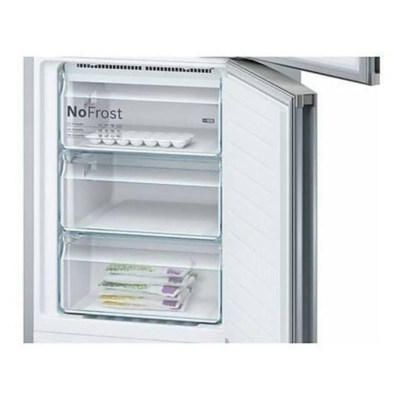 Bosch KGN36VIDA - Frigorífico Combi Serie 4 - 186 cm - 326L - No Frost - Cajón VitaFresh - Acero Inoxidable Antihuellas - Clase D – Image 9