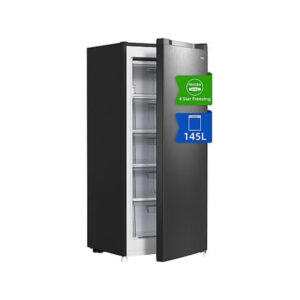 Congelador Vertical CHiQ FSD160D4E, 145 L, Estático, 126 cm, Acabado Metálico Oscuro