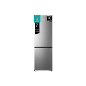 Frigorífico Combi Hisense RB3K330SAIC, No Frost, 330 l, 185.6 cm, Kitchen Fit, WiFi, Acero inoxidable