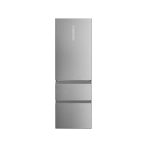 Frigorífico Combi Haier HTW5618ENMG 3D 60 Series 5, No Frost, 360 l, 185 cm, Inox