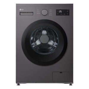 Lavadora carga frontal LG F4A10S8NDK, 8 kg, 1400 rpm, Clase A, Grafito Silver
