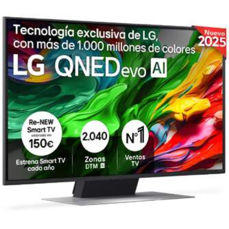 LG 43QNED87A6D - Smart TV 43" (109 cm) QNED 4K Ultra HD - WebOS 25 - HDMI 2.1 - HDR10 - Procesador IA de 4 Núcleos - Negro – Image 2