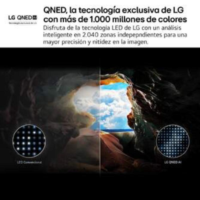 LG 43QNED87A6D - Smart TV 43" (109 cm) QNED 4K Ultra HD - WebOS 25 - HDMI 2.1 - HDR10 - Procesador IA de 4 Núcleos - Negro – Image 5