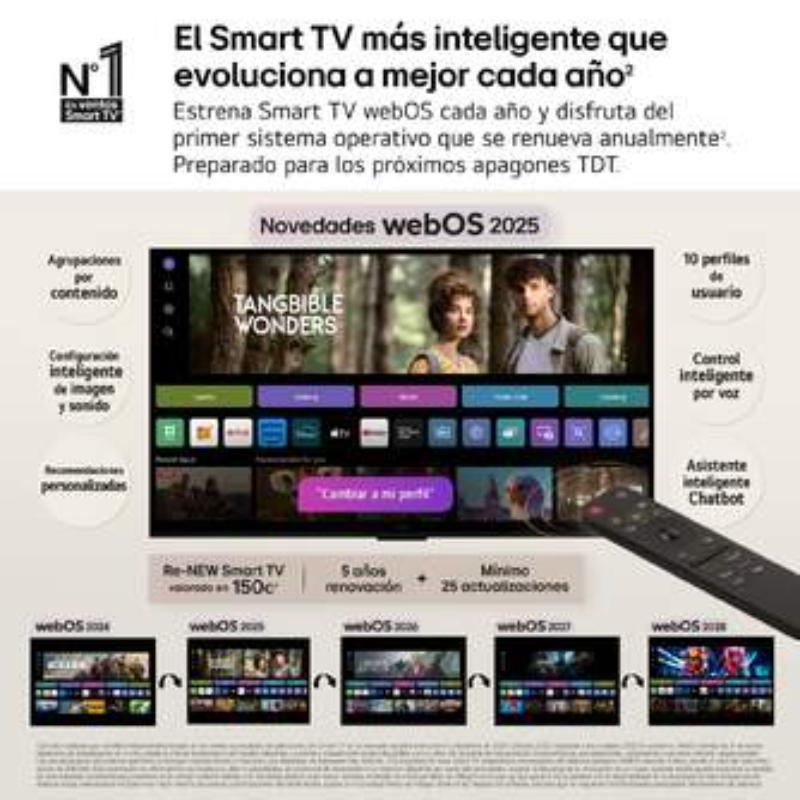 LG 43QNED87A6D - Smart TV 43" (109 cm) QNED 4K Ultra HD - WebOS 25 - HDMI 2.1 - HDR10 - Procesador IA de 4 Núcleos - Negro – Image 10
