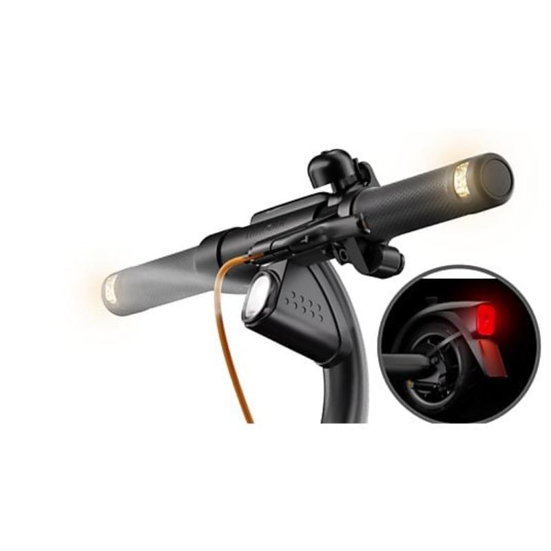 Patinete eléctrico - Segway E2 Plus E II, Potencia Máxima 500W, Potencia Nominal 300W, Carga Máxima 90 kg, Autonomía 25 km/h, Negro – Image 2